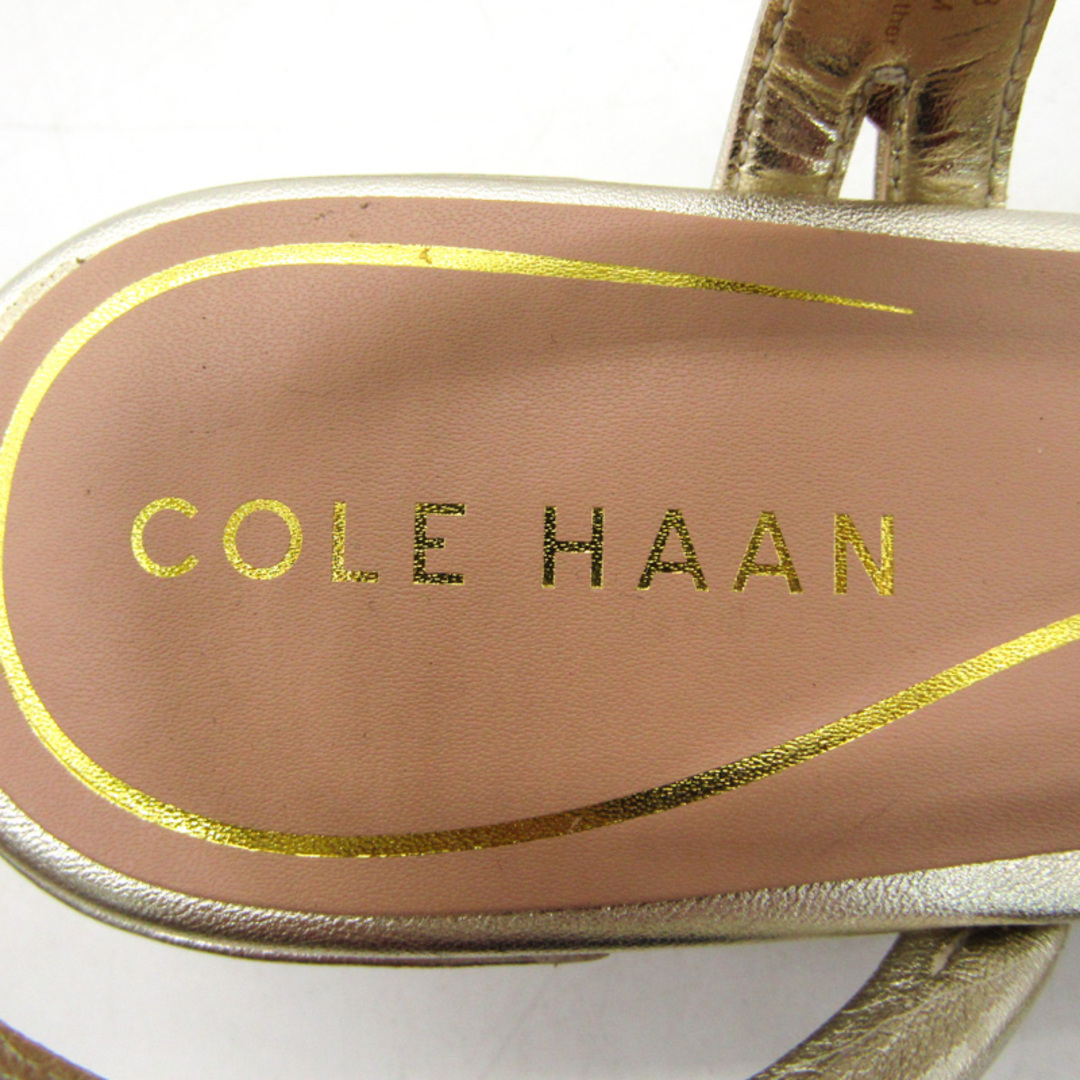 Cole Haan(コールハーン)のコールハーン サンダル ストラップ  ブランド 靴 シューズ レディース 6.5サイズ ゴールド COLE HAAN レディースの靴/シューズ(サンダル)の商品写真