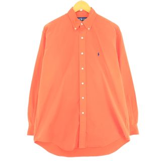 ラルフローレン(Ralph Lauren)の古着 ラルフローレン Ralph Lauren BLAKE 長袖 ボタンダウンシャツ メンズM /eaa433831(シャツ)