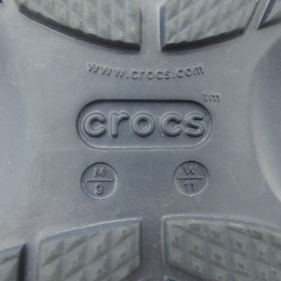 クロックス スリッポン サボ サンダル コンフォート 靴 シューズ メンズ W11サイズ ブルー crocs メンズの靴/シューズ(スリッポン/モカシン)の商品写真