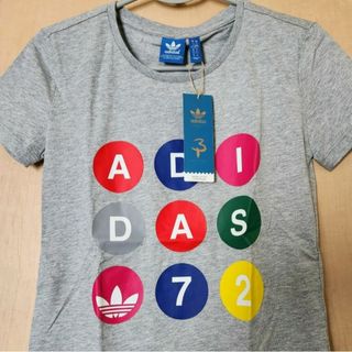 オリジナルス(Originals（adidas）)のアディダス オリジナルス サークル ポイント Ｔシャツ レディースＭ 紙タグ付き(Tシャツ(半袖/袖なし))