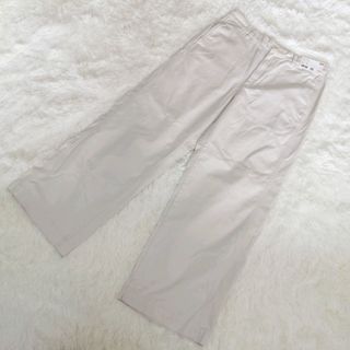 ユニクロ(UNIQLO)の新品未使用タグ付【UNIQLO】ユニクロ　コットンバギーパンツ　ウエスト76cm(カジュアルパンツ)