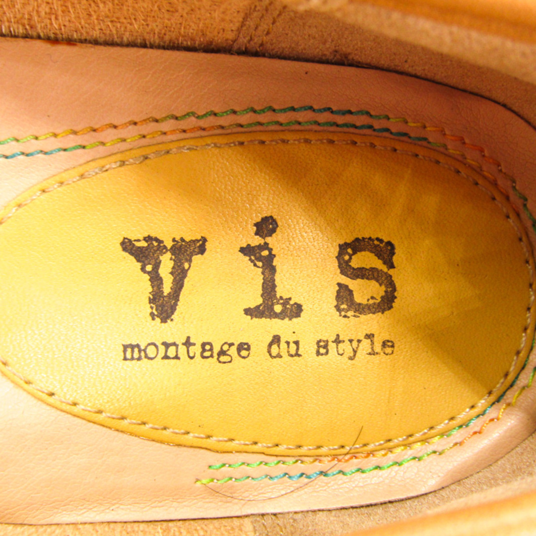 ViS(ヴィス)のビス パンプス バレエシューズ フラットシューズ スクエアトゥ ブランド 靴  レディース 23.5サイズ ベージュ VIS レディースの靴/シューズ(ハイヒール/パンプス)の商品写真