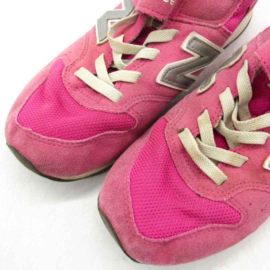 New Balance(ニューバランス)のニューバランス スニーカー ローカット KV996MAY 靴 シューズ キッズ 女の子用 21.5サイズ ピンク NEW BALANCE キッズ/ベビー/マタニティのキッズ靴/シューズ(15cm~)(スニーカー)の商品写真