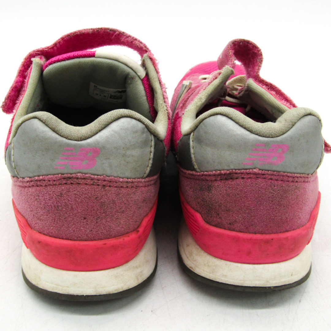 New Balance(ニューバランス)のニューバランス スニーカー ローカット KV996MAY 靴 シューズ キッズ 女の子用 21.5サイズ ピンク NEW BALANCE キッズ/ベビー/マタニティのキッズ靴/シューズ(15cm~)(スニーカー)の商品写真