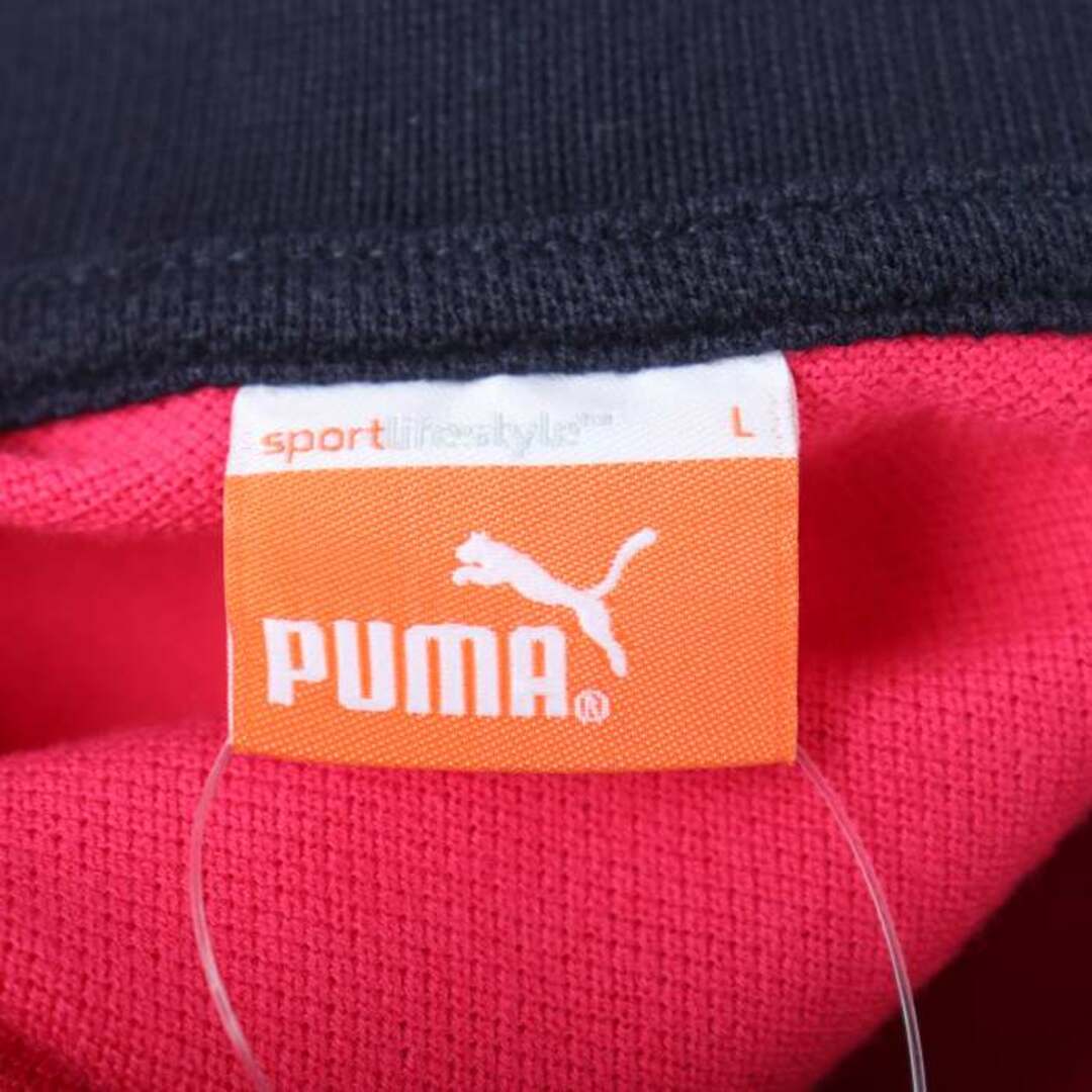 PUMA(プーマ)のプーマ 半袖ポロシャツ セレッソ大阪 サッカー Jリーグ スポーツウエア 未使用品 メンズ Lサイズ ピンク×ネイビー PUMA メンズのトップス(ポロシャツ)の商品写真