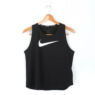 ナイキ タンクトップ ビッグロゴ スポーツウエア ドライフィット メンズ Lサイズ 黒×白 NIKE