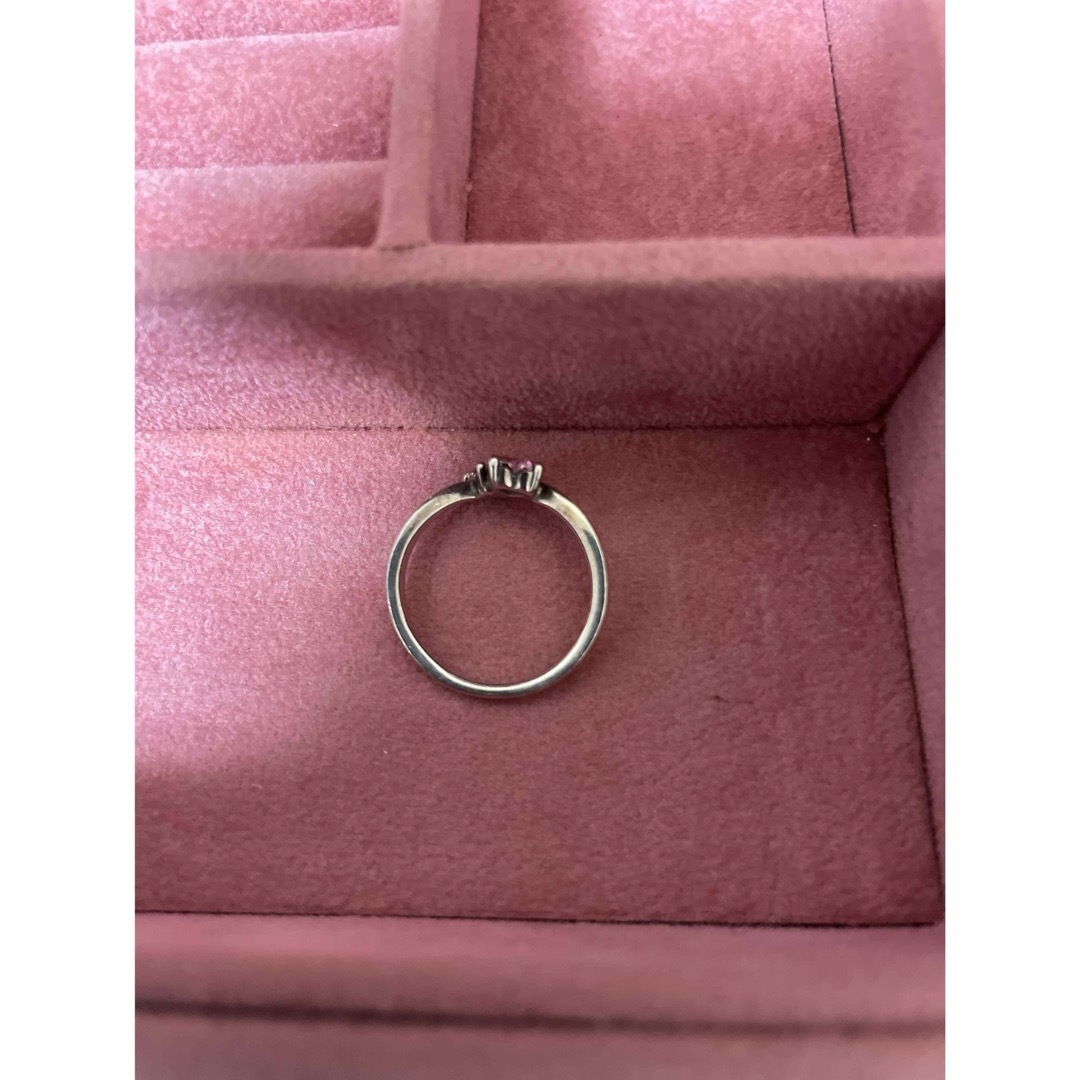 4℃(ヨンドシー)の4℃ リング ハート シルバー ピンク  レディースのアクセサリー(リング(指輪))の商品写真