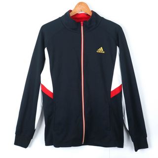 アディダス(adidas)のアディダス ジップアップジャージ ロゴプリント スポーツウエア メンズ Lサイズ 紺×白×赤 adidas(ジャージ)