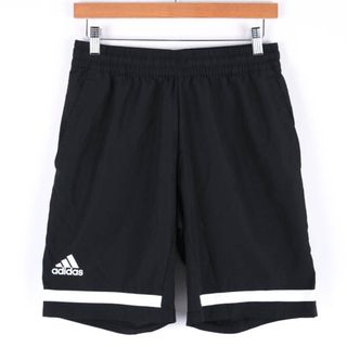 アディダス(adidas)のアディダス クロップドパンツ ナイロン ウエストゴム スポーツウエア ジムウエア レディース Lサイズ ブラック adidas(クロップドパンツ)