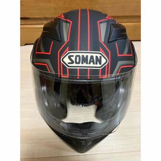 SOMAN ヘルメット　メンズSサイズ　中古(ヘルメット/シールド)