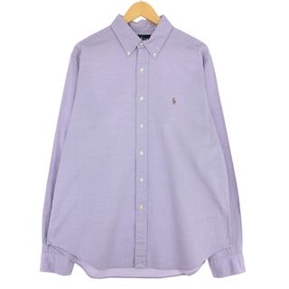 ラルフローレン(Ralph Lauren)の古着 ラルフローレン Ralph Lauren CLASSIC FIT 長袖 ボタンダウンシャツ メンズXL /eaa433647(シャツ)