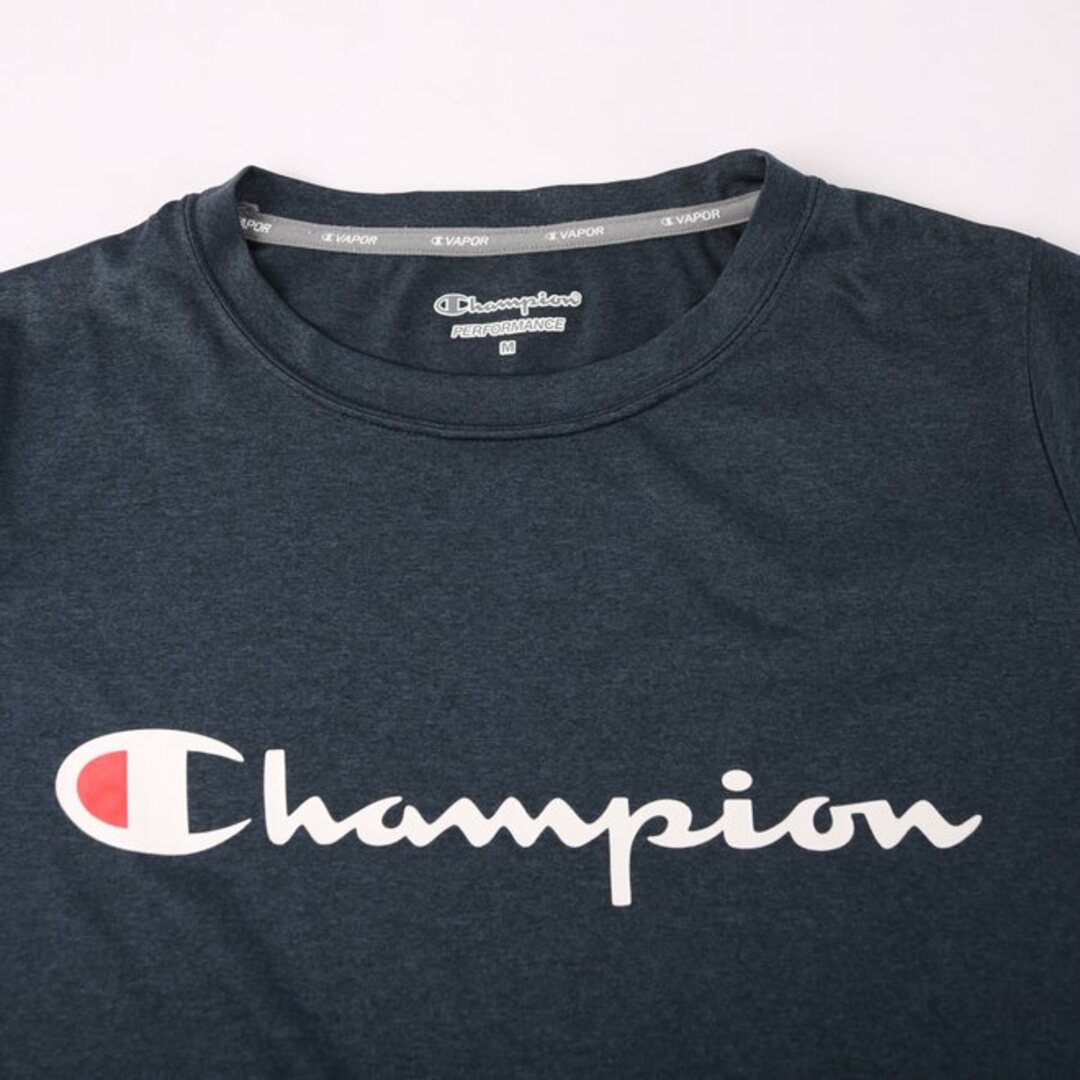 Champion(チャンピオン)のチャンピオン 半袖Tシャツ トップス カットソー スポーツウエア ジムウエア レディース Mサイズ ネイビー Champion レディースのトップス(Tシャツ(半袖/袖なし))の商品写真