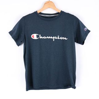 チャンピオン(Champion)のチャンピオン 半袖Tシャツ トップス カットソー スポーツウエア ジムウエア レディース Mサイズ ネイビー Champion(Tシャツ(半袖/袖なし))