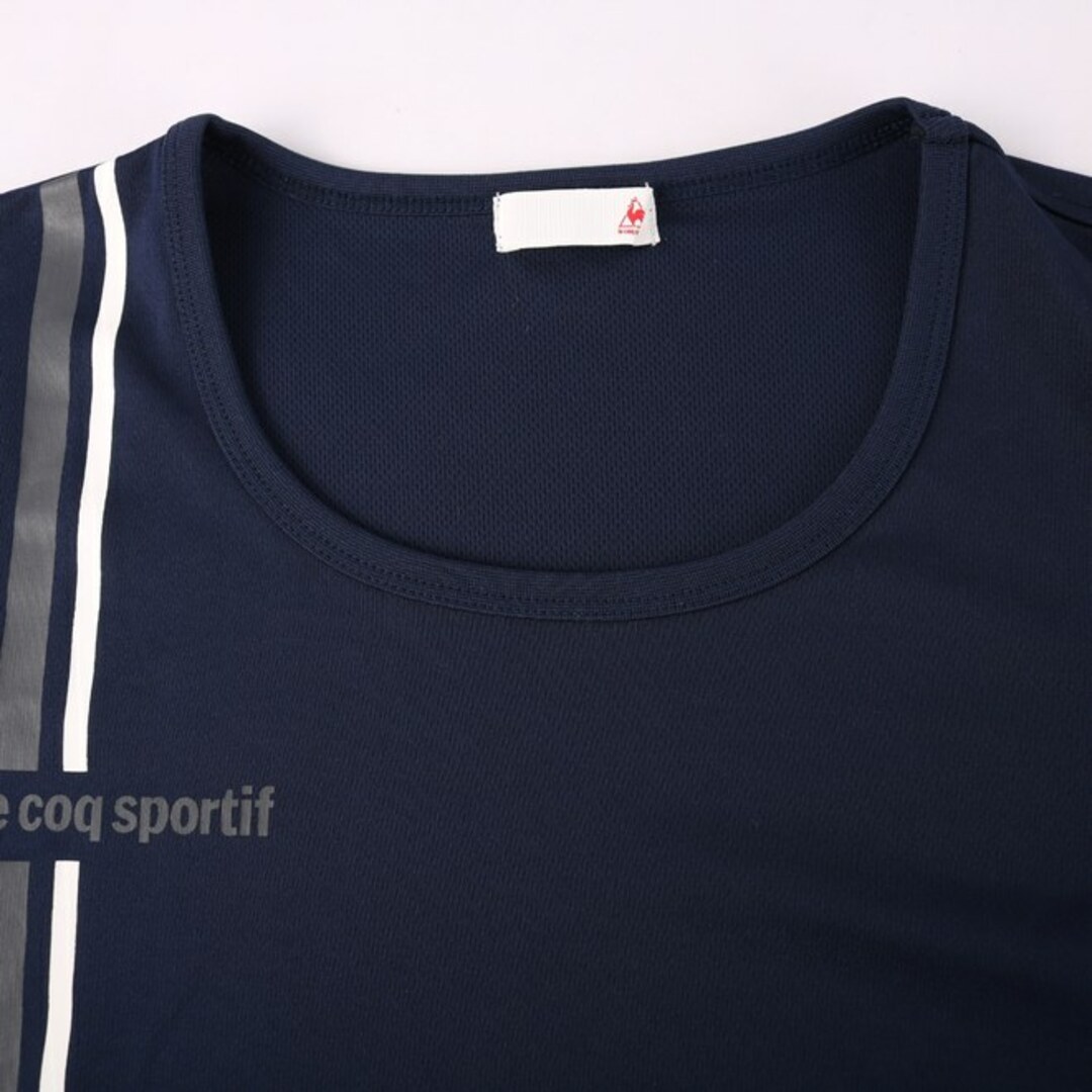 le coq sportif(ルコックスポルティフ)のルコックスポルティフ 長袖Ｔシャツ トップス カットソー スポーツウエア ジムウエア レディース Lサイズ ネイビー le coq sportif レディースのトップス(Tシャツ(長袖/七分))の商品写真