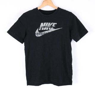 ナイキ(NIKE)のナイキ 半袖Tシャツ トップス カットソー スポーツウエア ジムウエア レディース Lサイズ ブラック NIKE(Tシャツ(半袖/袖なし))