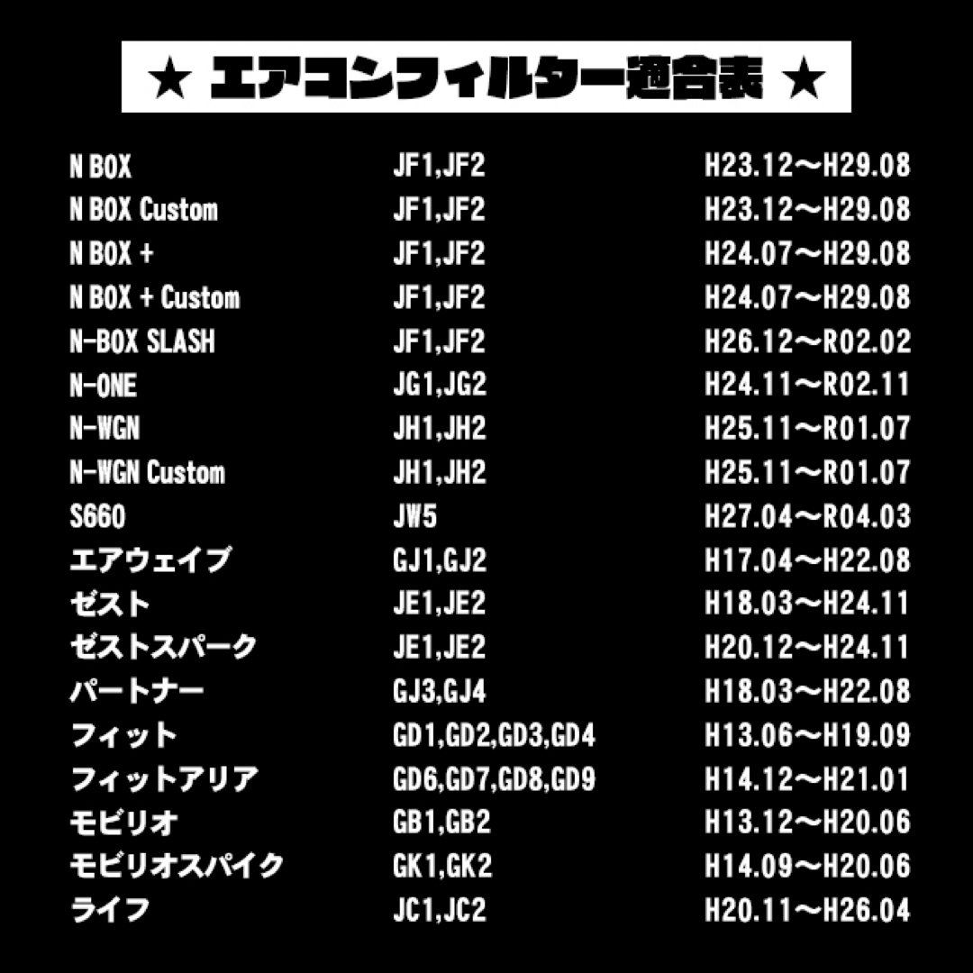 ★ホンダ★自動車用エアコンフィルター交換補修用 自動車/バイクの自動車(メンテナンス用品)の商品写真