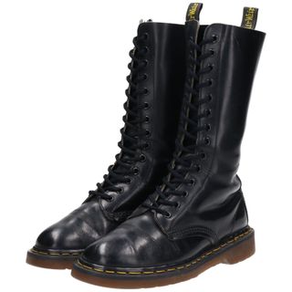 ドクターマーチン(Dr.Martens)の古着 ドクターマーチン Dr.Martens 14ホールブーツ 英国製 UK4 レディース22.5cm /saa009334(ブーツ)