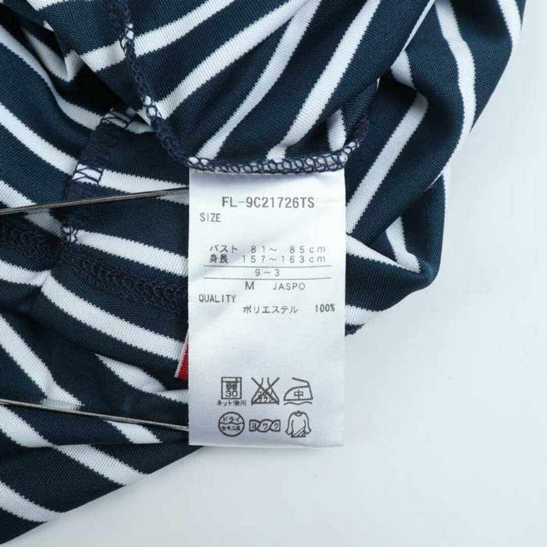 FILA(フィラ)のフィラ 半袖Tシャツ トップス カットソー スポーツウエア ジムウエア レディース Mサイズ ネイビー ホワイト FILA レディースのトップス(Tシャツ(半袖/袖なし))の商品写真