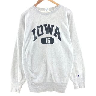 チャンピオン(Champion)の古着 80年代 チャンピオン Champion REVERSE WEAVE リバースウィーブ トリコタグ IOWA STATE アイオワ州立大学 カレッジスウェットシャツ トレーナー USA製 メンズXL ヴィンテージ /eaa391156(スウェット)