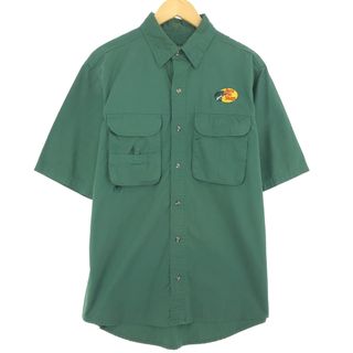 古着 Bass Pro Shops ボタンダウン 半袖 フィッシングシャツ メンズM /eaa433635(シャツ)