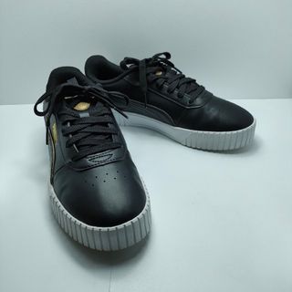 プーマ(PUMA)の美品 プーマ 24cm スニーカー 厚底 ブラック 393214-01(スニーカー)