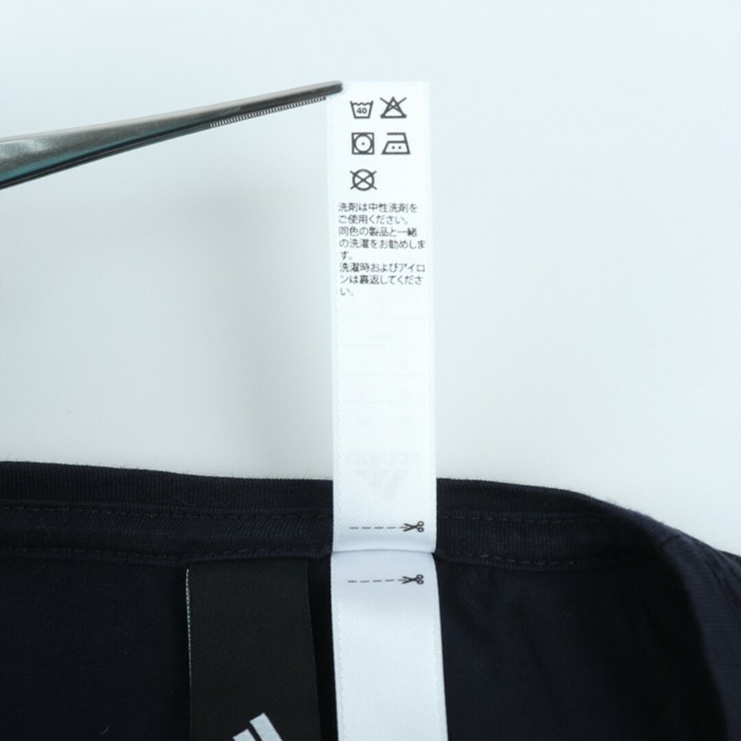 adidas(アディダス)のアディダス 半袖Tシャツ トップス カットソー スポーツウエア ジムウエア レディース OTサイズ ネイビー adidas レディースのトップス(Tシャツ(半袖/袖なし))の商品写真