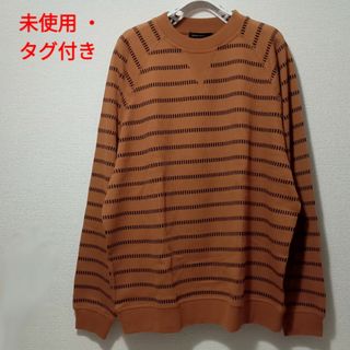 ニコアンド(niko and...)の梯子ボーダーロングスリーブP0★ニコアンド nico and… 未使用 タグ付き(Tシャツ/カットソー(七分/長袖))