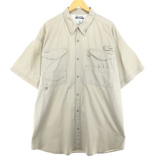 コロンビア(Columbia)の古着 00年代 コロンビア Columbia PFG 半袖 フィッシングシャツ メンズXXL /eaa436752(シャツ)