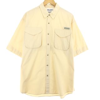 コロンビア(Columbia)の古着 90~00年代 コロンビア Columbia PFG 半袖 フィッシングシャツ メンズM ヴィンテージ /eaa436753(シャツ)