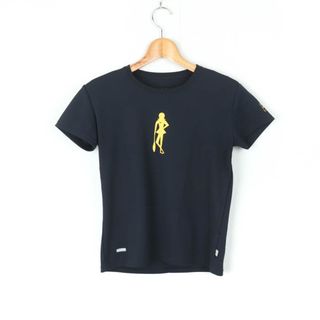 ナイキ(NIKE)のナイキ 半袖Tシャツ トップス カットソー スポーツウエア ジムウエア レディース Mサイズ ネイビー NIKE(Tシャツ(半袖/袖なし))