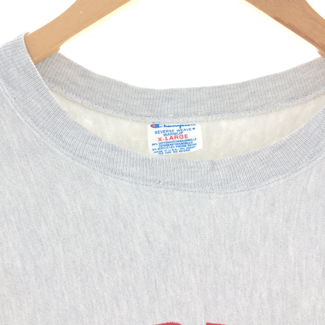 Champion(チャンピオン)の古着 80年代 チャンピオン Champion REVERSE WEAVE リバースウィーブ トリコタグ カレッジスウェットシャツ トレーナー USA製 メンズXL ヴィンテージ /eaa391114 メンズのトップス(スウェット)の商品写真