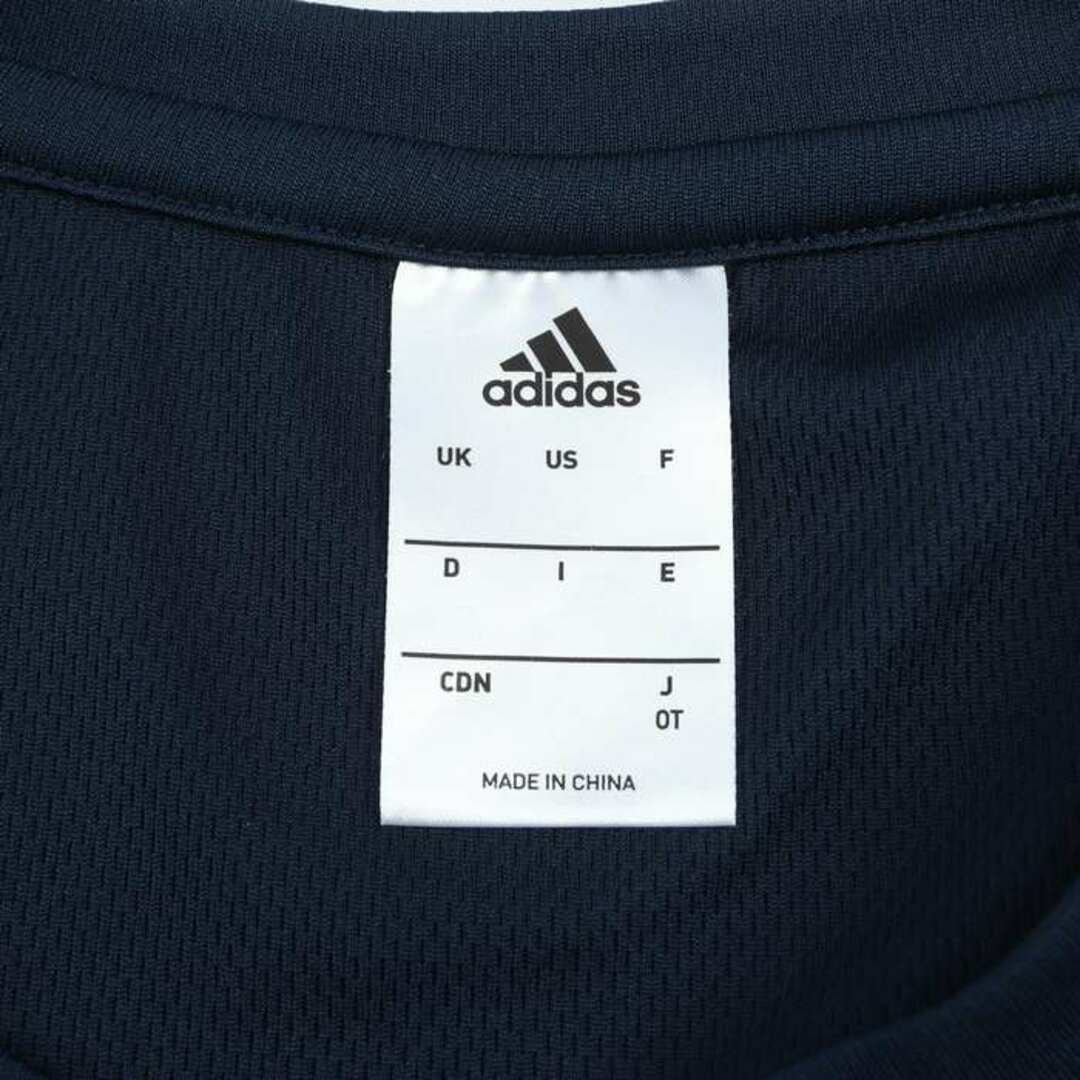 adidas(アディダス)のアディダス 長袖Tシャツ トップス カットソー スポーツウエア ジムウエア レディース OTサイズ ネイビー adidas レディースのトップス(Tシャツ(長袖/七分))の商品写真