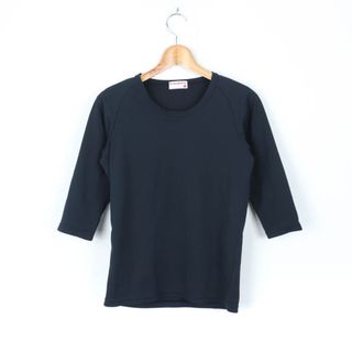 ルコックスポルティフ(le coq sportif)のルコックスポルティフ 半袖Tシャツ トップス スポーツウエア ジムウエア レディース Sサイズ ネイビー le coq sportif(Tシャツ(半袖/袖なし))