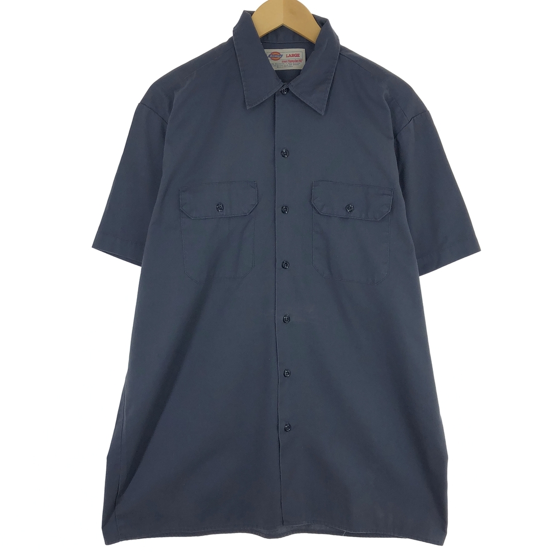 Dickies(ディッキーズ)の古着 ディッキーズ Dickies 半袖 ワークシャツ メンズL /eaa436614 メンズのトップス(シャツ)の商品写真