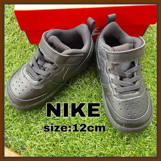 ナイキ(NIKE)の⭐️新品･未使用⭐️ NIKE ナイキ ベビースニーカー　保育園　靴　黒　キッズ(スニーカー)