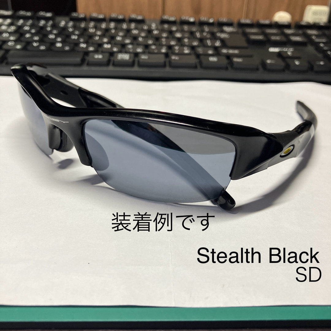 Oakley(オークリー)の黒）オークリーフラックジャケット用偏光レンズ メンズのファッション小物(サングラス/メガネ)の商品写真