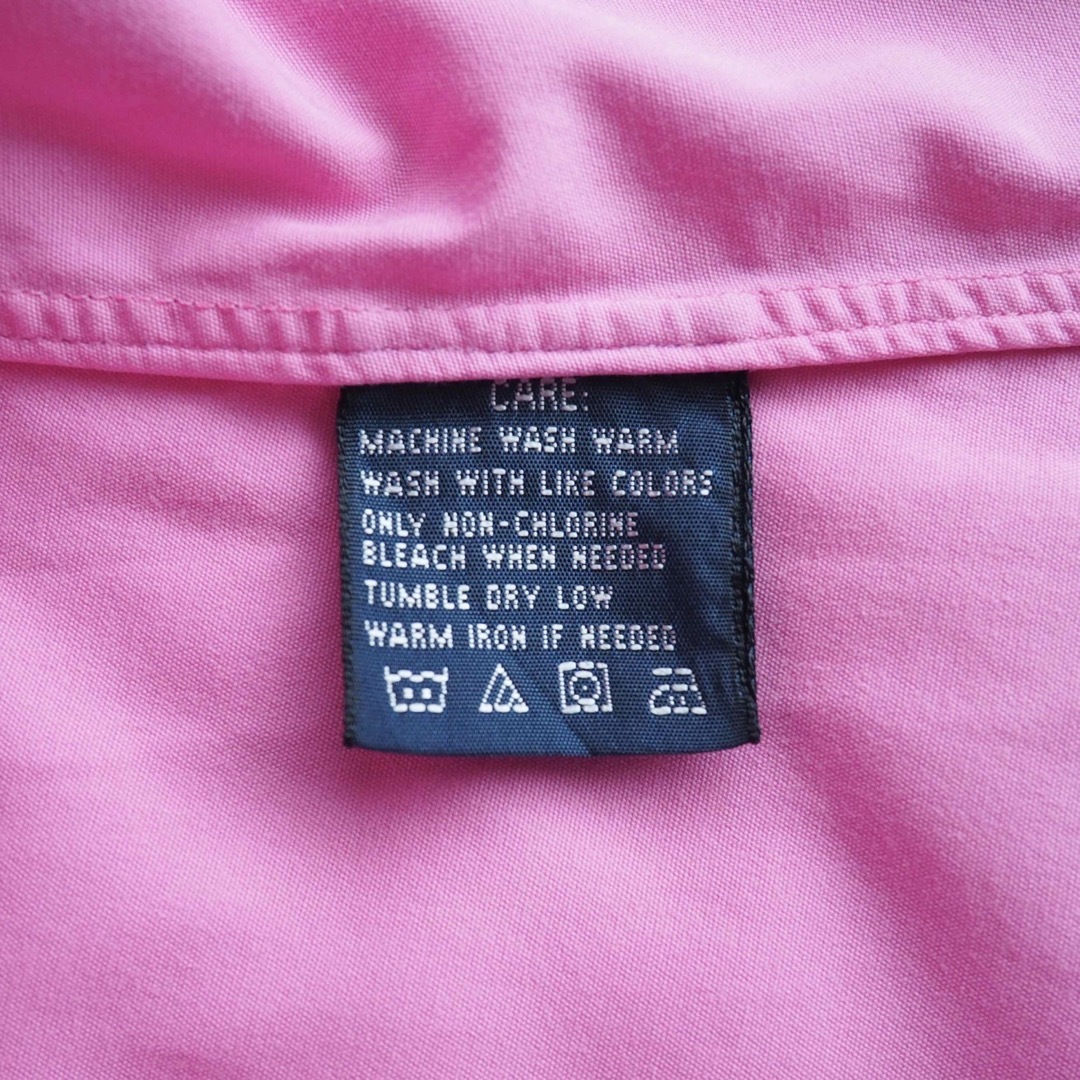 Ralph Lauren(ラルフローレン)のRALPH LAUREN ポニー刺繍 コットンシャツ 長袖 羽織り ピンク レディースのトップス(シャツ/ブラウス(長袖/七分))の商品写真