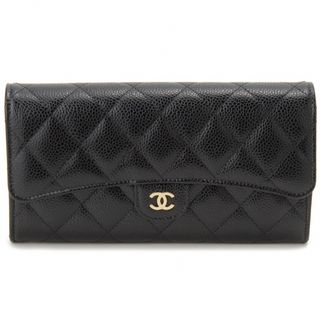 シャネル(CHANEL)のシャネル　ロングウォレット　キャビアスキン(財布)