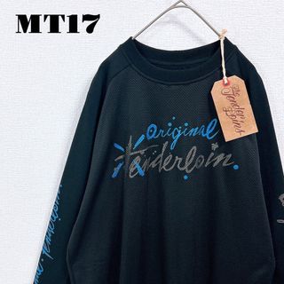 テンダーロイン(TENDERLOIN)の希少品！ TENDERLOIN 長袖 Tシャツ ロンT PAC MIX 黒青 S(Tシャツ/カットソー(七分/長袖))