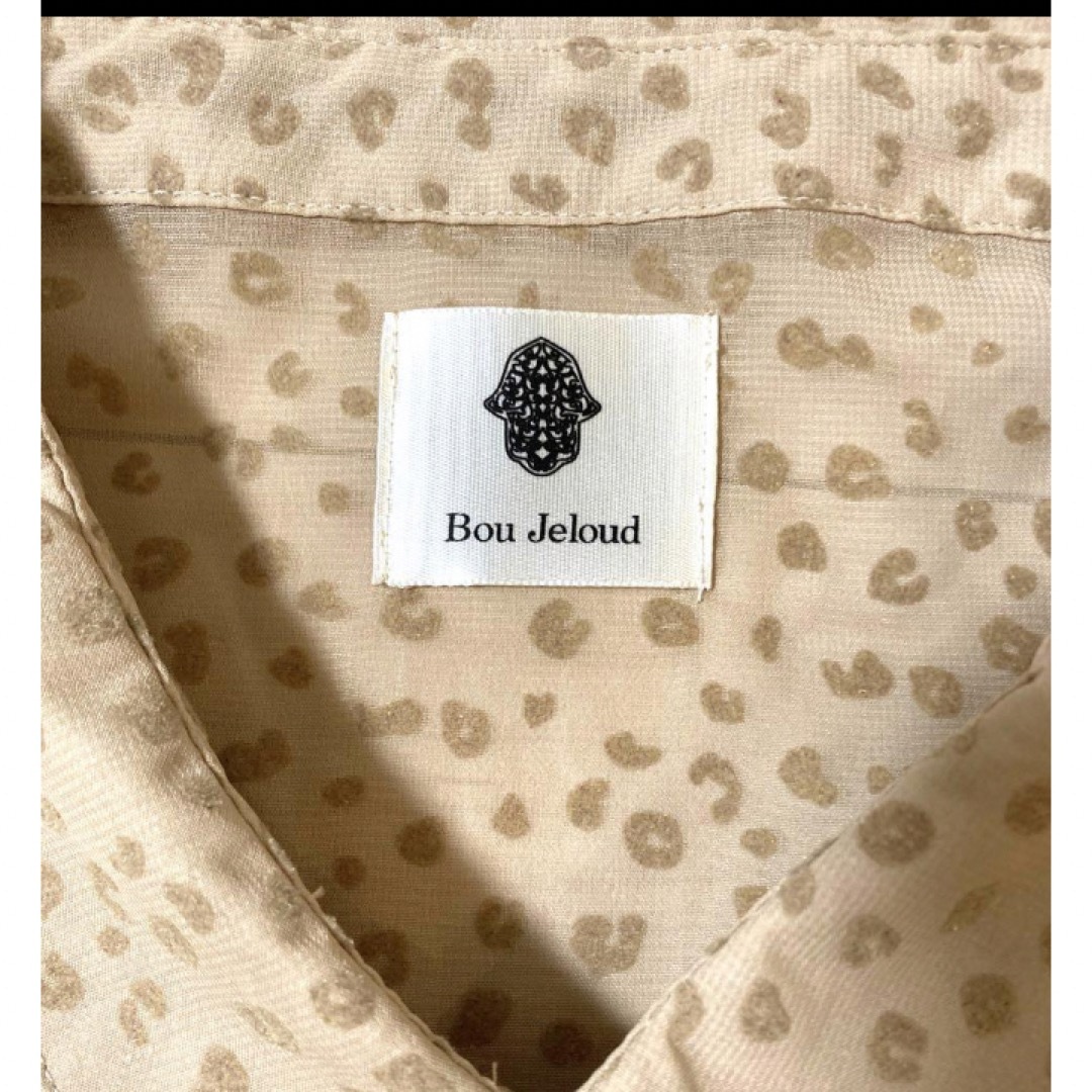Bou Jeloud(ブージュルード)のブージュルード　シースルーレオパードシャツ レディースのトップス(シャツ/ブラウス(長袖/七分))の商品写真