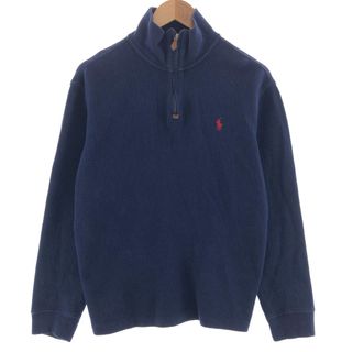 ラルフローレン(Ralph Lauren)の古着 ラルフローレン Ralph Lauren POLO by Ralph Lauren コットンニットハーフジップセーター メンズM /eaa391001(ニット/セーター)