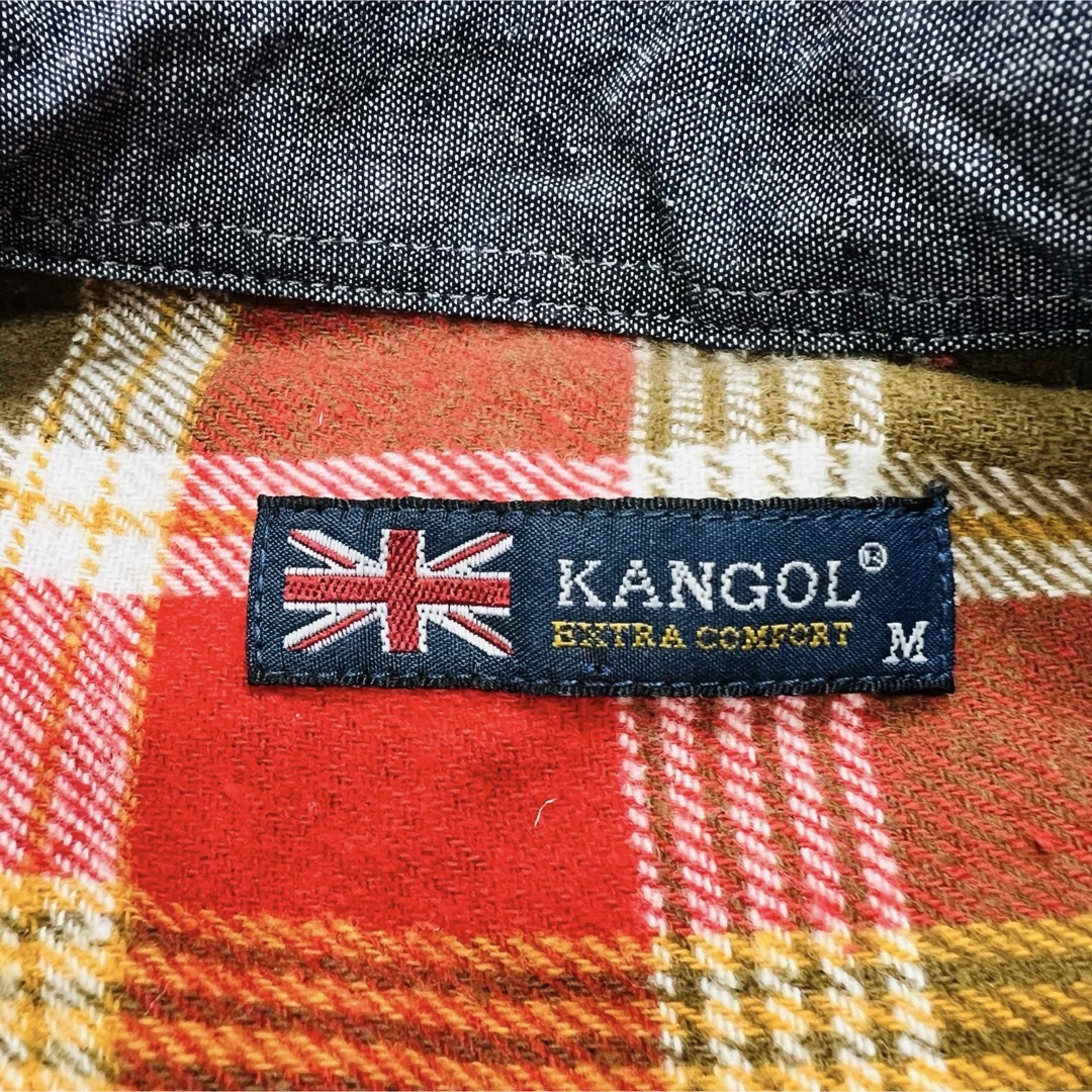 KANGOL(カンゴール)の【美品】KANGOL EXTRA COMFORT カンゴール ネルシャツ メンズのトップス(シャツ)の商品写真