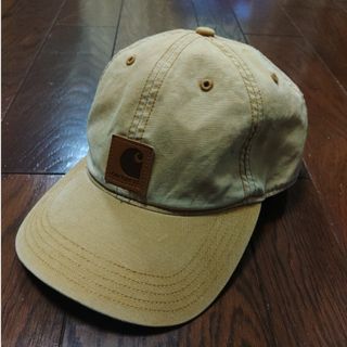 カーハート(carhartt)のCarhartt　キャップ　古着　ベージュ(キャップ)