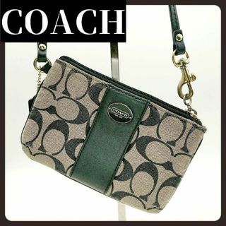 コーチ(COACH)のCOACH　コーチ　ポーチ　メイク入れ　シグネチャー　コンパクト　ブランド(その他)