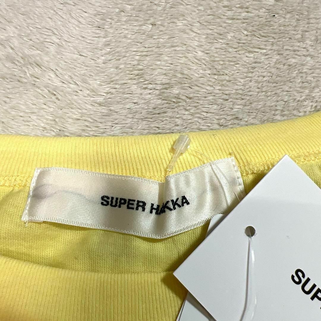 SUPER HAKKA(スーパーハッカ)の新品タグ付き スーパーハッカ SUPER HAKKA チュール 刺繍 カットソー レディースのトップス(カットソー(半袖/袖なし))の商品写真