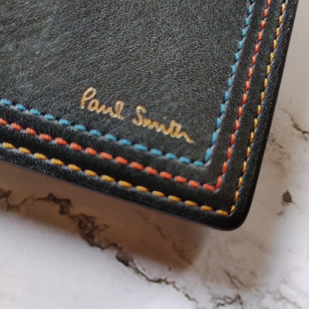 Paul Smith(ポールスミス)のポールスミス パスケース 定期入れ 名刺入れ マルチカラーストライプ カード入れ メンズのファッション小物(名刺入れ/定期入れ)の商品写真