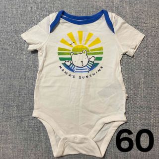 ベビーギャップ(babyGAP)のbabyGAP  半袖ロンパース　60cm(ロンパース)