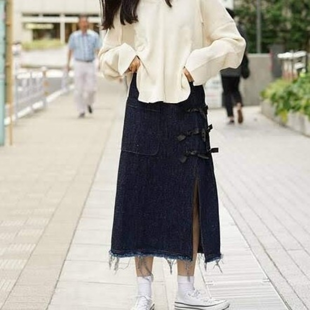 BOICE FROM BAYCREW'S KOTONA denim skirt レディースのスカート(ロングスカート)の商品写真