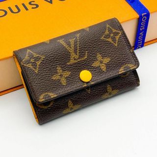 ルイヴィトン(LOUIS VUITTON)のSS美品 ルイヴィトン モノグラム ミュレティクレ6 ミモザ キーケース(キーホルダー)