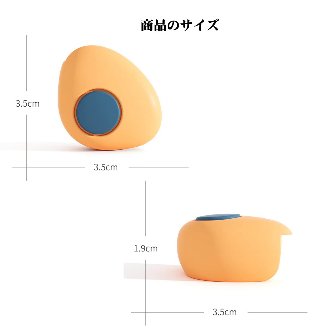 【残1点】コーナークッション 赤ちゃん 年配 怪我防止 家具の角 黄色 青 8個 キッズ/ベビー/マタニティの寝具/家具(コーナーガード)の商品写真